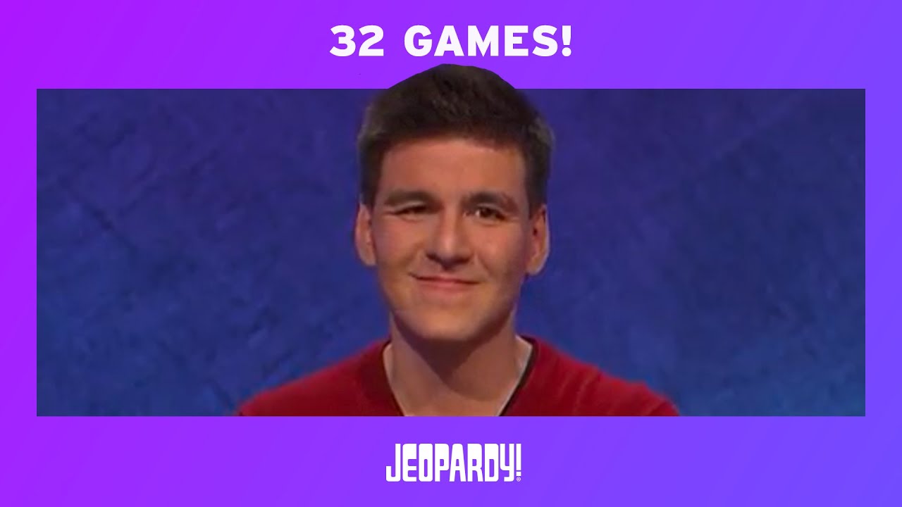 Image result for James Holzhauerâs Record-Breaking 32-Game Streak | JEOPARDY!