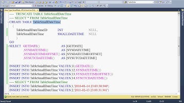 SQL Server In Telugu   DataType SmallDateTime