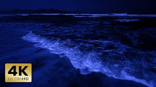 Ocean Waves For Deep Sleep 4K - 10 Hours Beautiful Waves Sound for Relaxation, Healing, Deep Sleep
