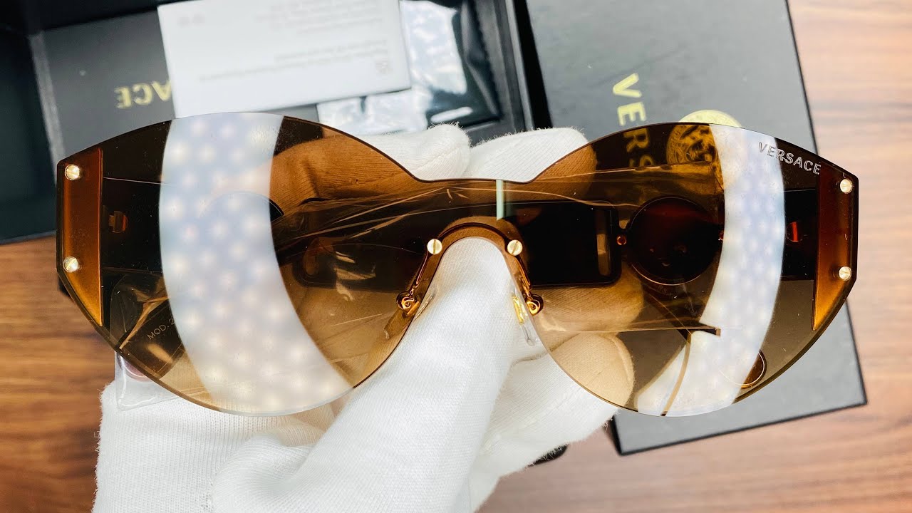 Xship.vn Versace Women VE2224531774 Fashion 46mm Gold Sunglasses