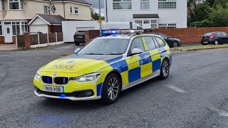 Merseyside Police - Roads Policing Unit X4 Convoy Responding