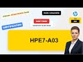 HPE7-A03 Real Exam Questions &amp; Answers | Complete Exam Prep Guide (with practice questions + free P