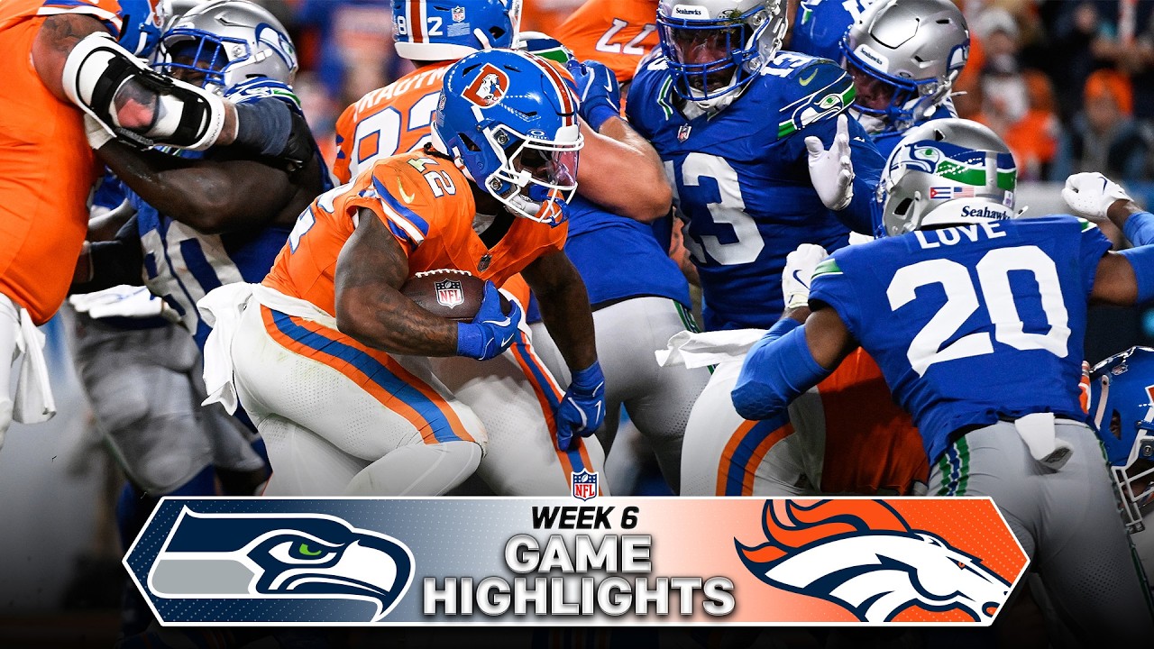 NFL, full highlights of Seahawks at Broncos in Week 6 on October 15.