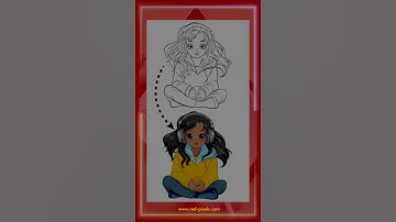 Turn your Sketch into Digital Art - Join Red Pixels Academy - Best Software Training Center Delhi