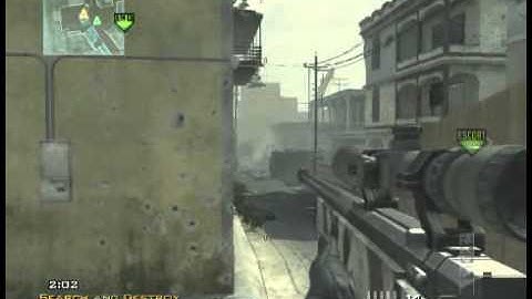 Mw3 No-Scope Silent Shot Across Map SnD