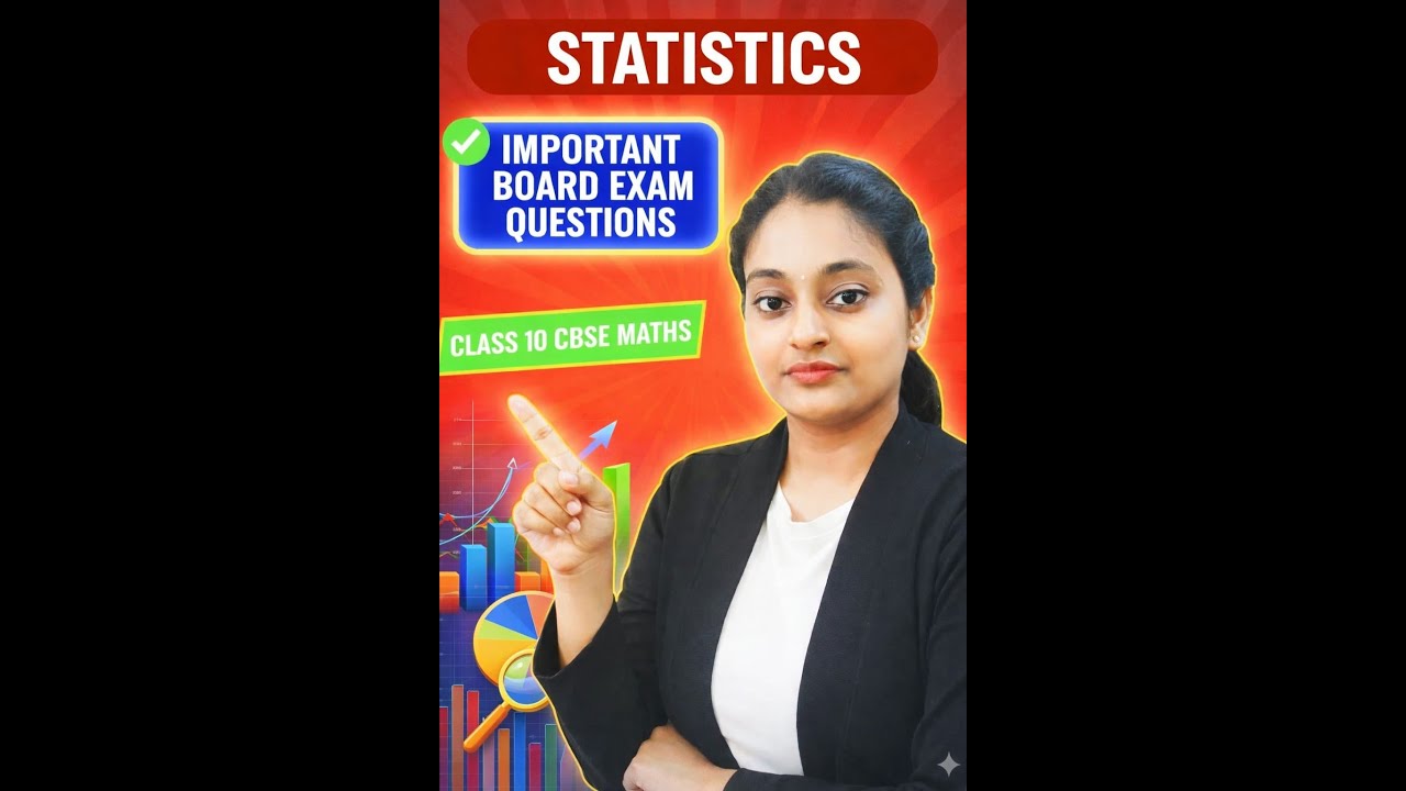 Statistics Class 10 CBSE Maths 🔥 Important Questions | Tips & Tricks for Board Exam 2026