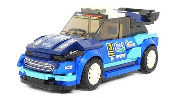 How to Build LEGO racing car - Qman MineCity 4201-3 Rhythm WRC-36