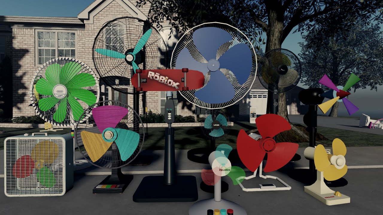 DIY Ceiling Fan in Roblox with Bombardino Crocodillo Style!