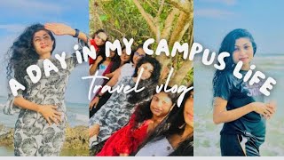 බීච් එකෙන් වට වූ ලස්සන කැම්පස් එක 😍 ර්ර්ස්ටන් අපිට නිලාවේලී..#campus #beach #holiday#nature #viral