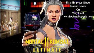 Mortal Kombat 11 Ultimate - Time Empress Sindel Klassic Tower On Very Hard No Matches\/Rounds Lost