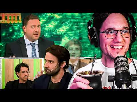 Español poseído por Milei pierde la cabeza en el programa de Viale
