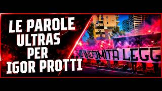 IGOR PROTTI REMEMBERED WITH A CHILLING SPEECH BY THE CURVA NORD BARI