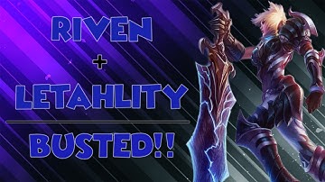RIVEN + LETHALITY = BROKEN (ILLAOI RAGE)