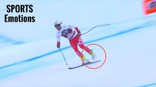 ADMIRABLE ! Sur UN Ski, le Polonais Pawel Babicki a FINI la descente de Bormio