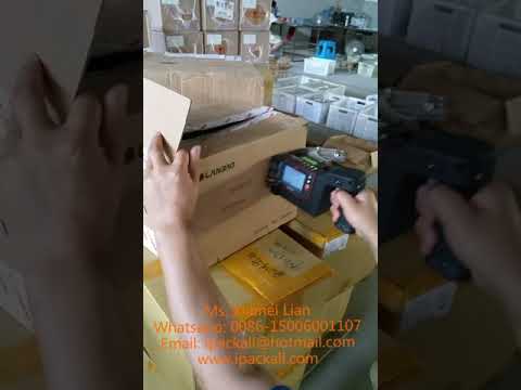 Portable Hand held Continuous Barcode Inkjet Printer for Biscuit Beverage Medicine Wine Food Carton