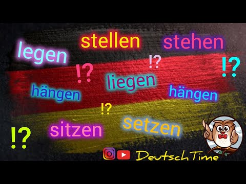 Глаголы: «legen/liegen» «stellen/stehen»