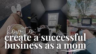 how to start a business in 2024 | motherhood x small business owner |business ideas for SAHM ‍