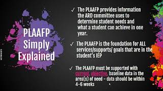 PLAAFP Module Video Simply Explained