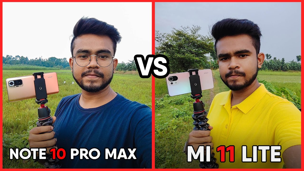 Mi 11 Lite Vs Redmi Note 10 Pro Max CAMERA TEST