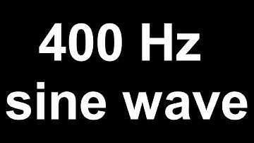 400 Hz sine wave