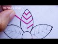 Amazing Spiderweb Variation Flower Embroidery Tutorial, Simple Flower Embroidery Design For Dresses