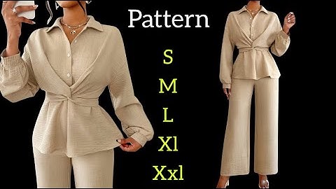 Easy Wrap Blouse Sewing Tutorial | Step-by-Step Pattern Making & Sewing Tips