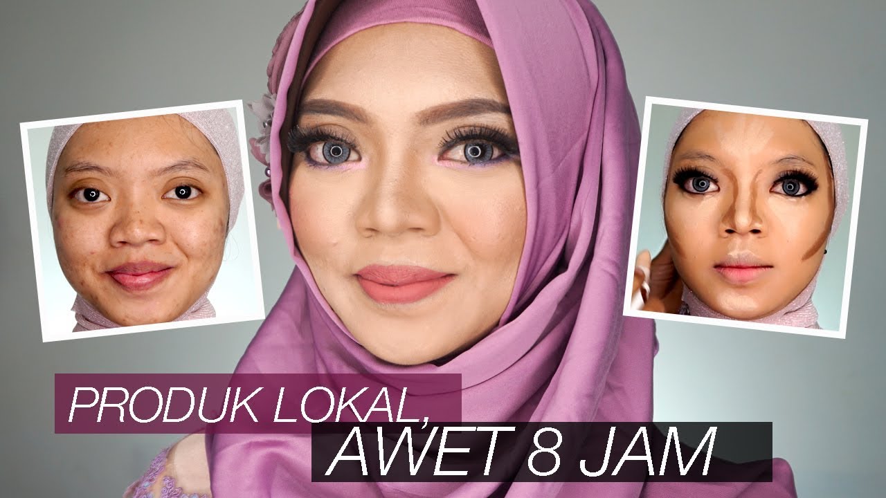 Tutorial Makeup Wisuda Dengan Produk Lokal Dan Awet Riasan Untuk