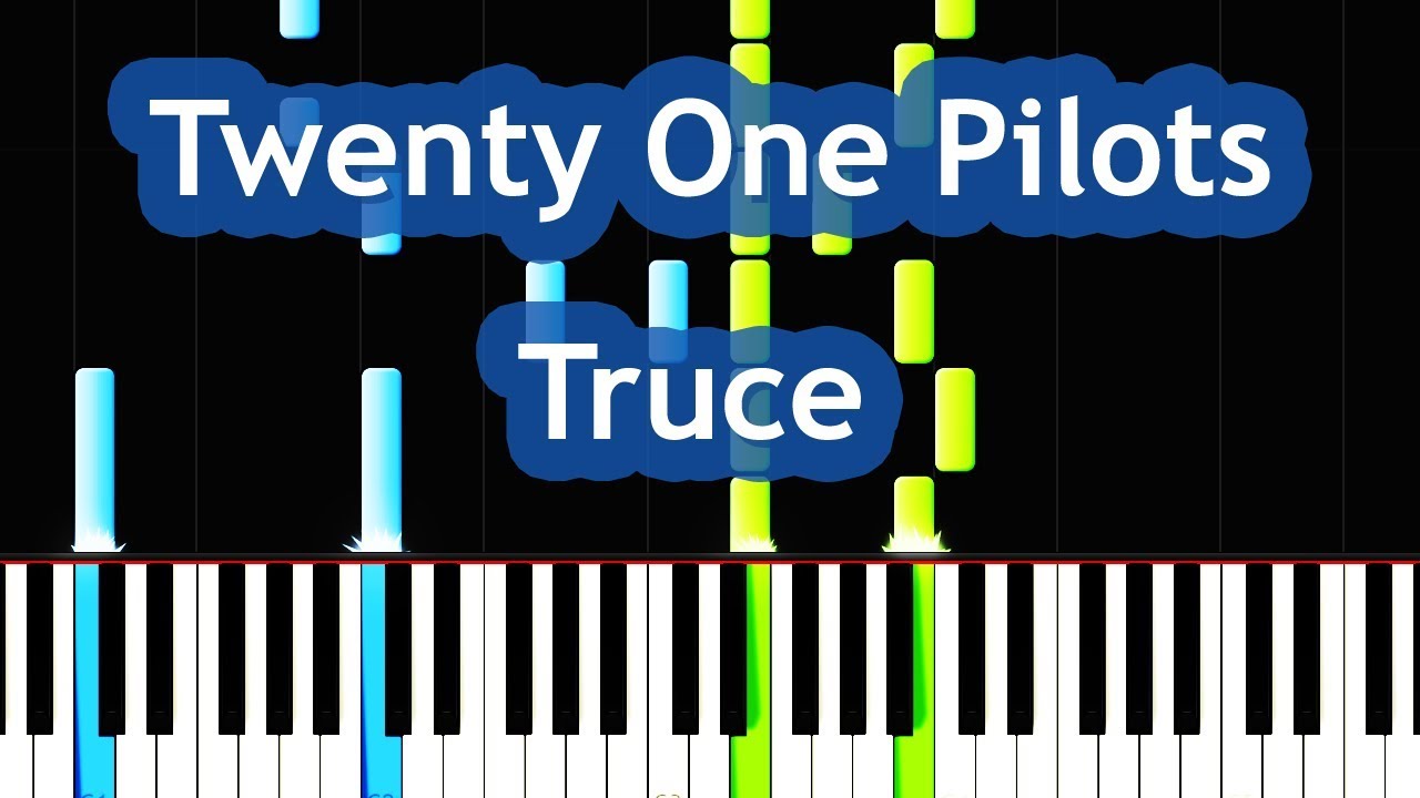 Twenty One Pilots Truce Piano Tutorial Youtube - roblox piano truce twenty one pilots