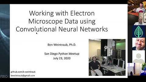 Working with electron microscope data using Convolutional Neural Networks - Ben Weintraub