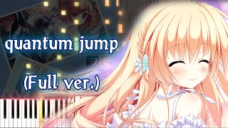 [Fureraba ~Friend to Lover~ OP] quantum jump/Marika (Full ver.) Piano Arrangement