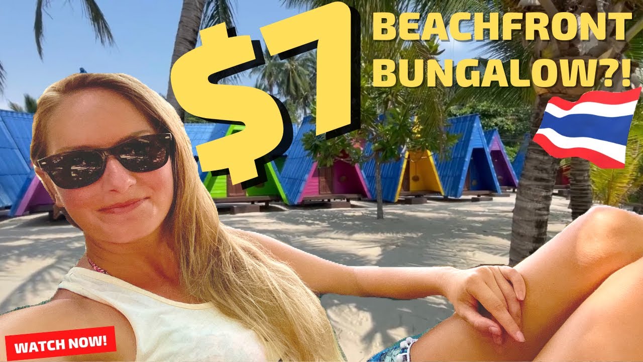 The 💰CHEAPEST💰 $7 Beachfront Bungalow on Koh Samui, Thailand! (…And it’s PARADISE🌴) EP50