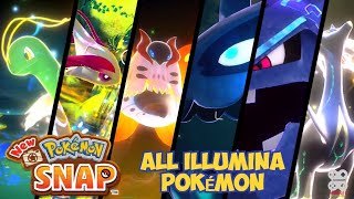 New Pokémon Snap (Nintendo Switch) All Illumina Pokémon