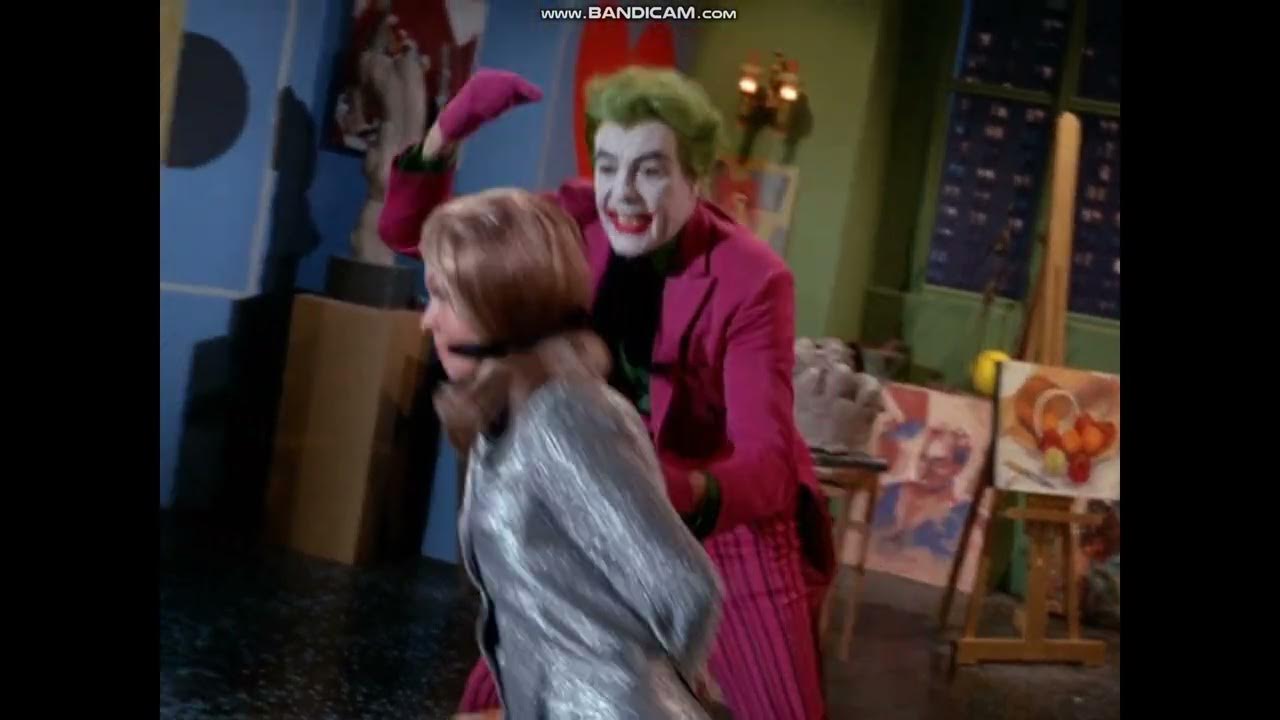 batman 1966 tv series batman and robin vs joker at joker art institute