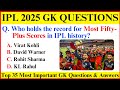 IPL Current Affairs 2025 | IPL 2025 GK Questions | Sports Current Affairs 2025 | Current Affair 2025