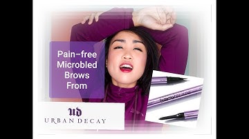 My Microblading VS Urban decay brow blade