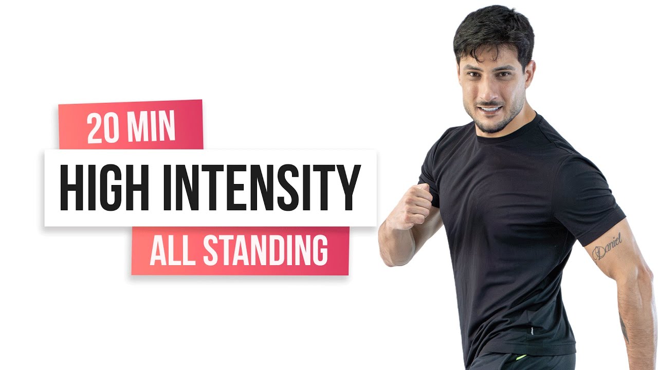 20 MIN ALL STANDING Workout – Full Body Cardio Burn, No Equipment