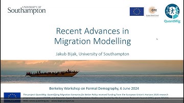 Recent Advances in Migration Modelling