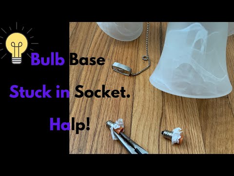 How to Remove Broken Light Bulb Base from Socket