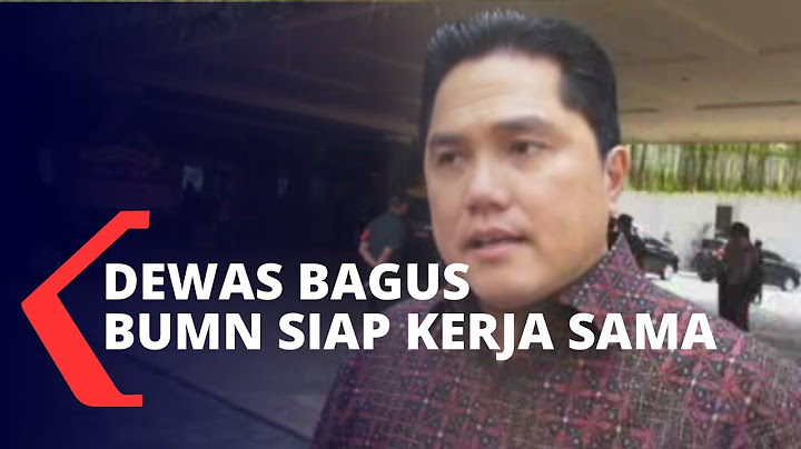 Erick Thohir: Dewas KPK Bagus, Bumn Siap Kerja Sama