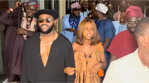 FEMI ADEBAYO RECEIVED SPECIAL RECEPTION AT KESARI MOVIE PREMIERE BY ITELE D ICON