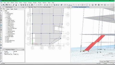 How to model Stair in ETABS