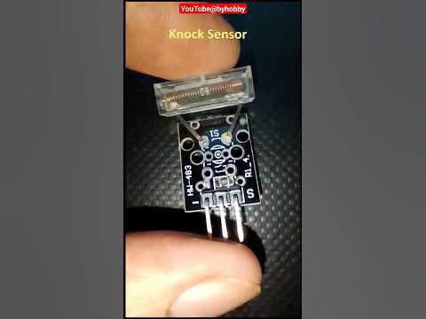 How to Use Knock Sensor with Arduino #ArduinoProject - YouTube