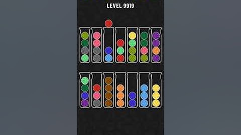 Ball Sort Puzzle Level 9919 / Water Sort Puzzle Level 9919  / all the same