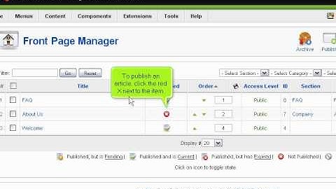 How to Change Your Front Page Content in Joomla