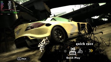 Need for Speed: Most Wanted (2005 video game) - on Ubuntu/Linux Intel I5 8250/ UHD 620 #Linux