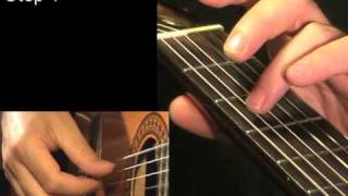 Video thumbnail of "How to play fingerstyle - beginner guitar lesson 1 + TAB!"