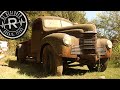 Cutting Abandoned Truck From Dense Forest | 1947 International KB3 Lost For Over 50 Years | RESTORED