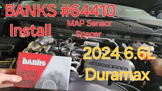 2024 Duramax Banks MAP Sensor Spacer 64410 Installation