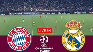 🔴Bayern Munchen vs Real Madrid LIVE⚽. UEFA Champions League 25/26 Full Match - VideoGame Simulation