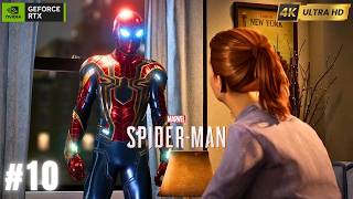 ULTRA REALISTIC GRAPHICS | DINNER | PART 10 | MARVEL SPIDERMAN REMASTERED | 4K/60FPS